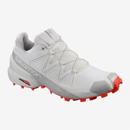 Salomon SPEEDCROSS 5 Mens Trail Running Shoes White UK ZQXW